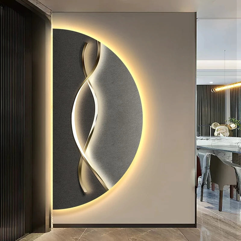 Maanlicht Wandpaneel | Wanddecoratie | Mystieke Maan in Nachtlamp