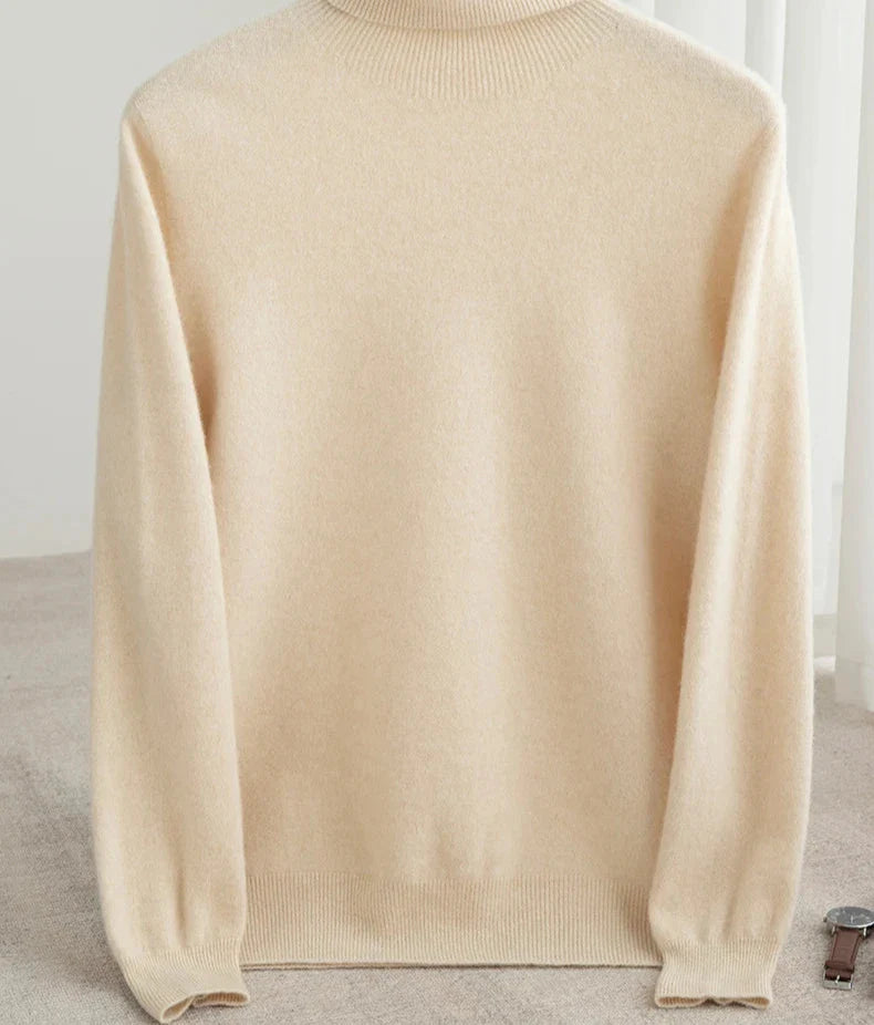 Business Wool Turtleneck | High Quality Materials - Warm and Cozy - Fall - Ideal for Formal and Informal Occasions