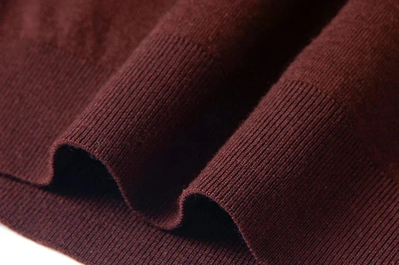 Slim fit wool autumn sweater | High quality materials - Warm and cozy - autumn - Ideal for formal and informal occasions