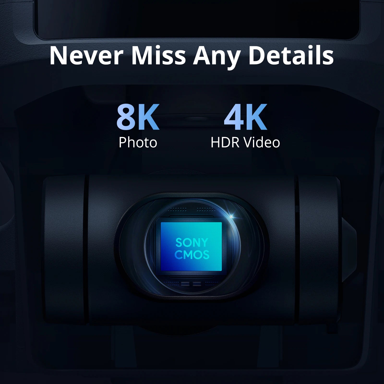 AeroPro ATOM 2 Drone 4K UHD Video 8K Foto 3-Assige Gimbal | Drone | Ultralichte Drone 249g met 10KM Bereik, AI Nachtmodus & Tracking