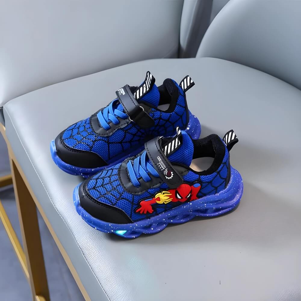 Superheld LED Sneaker - Stoere schoenen met lichtjes voor kinderen