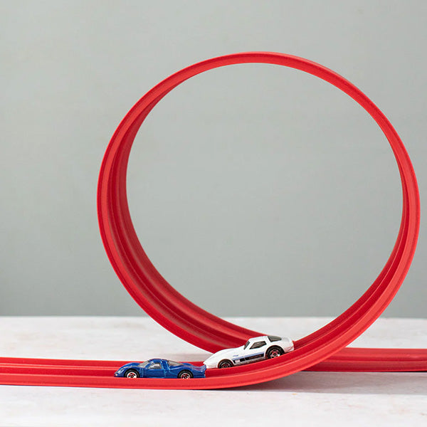 TurboTrack - Lange dubbele racebaan voor kinderen