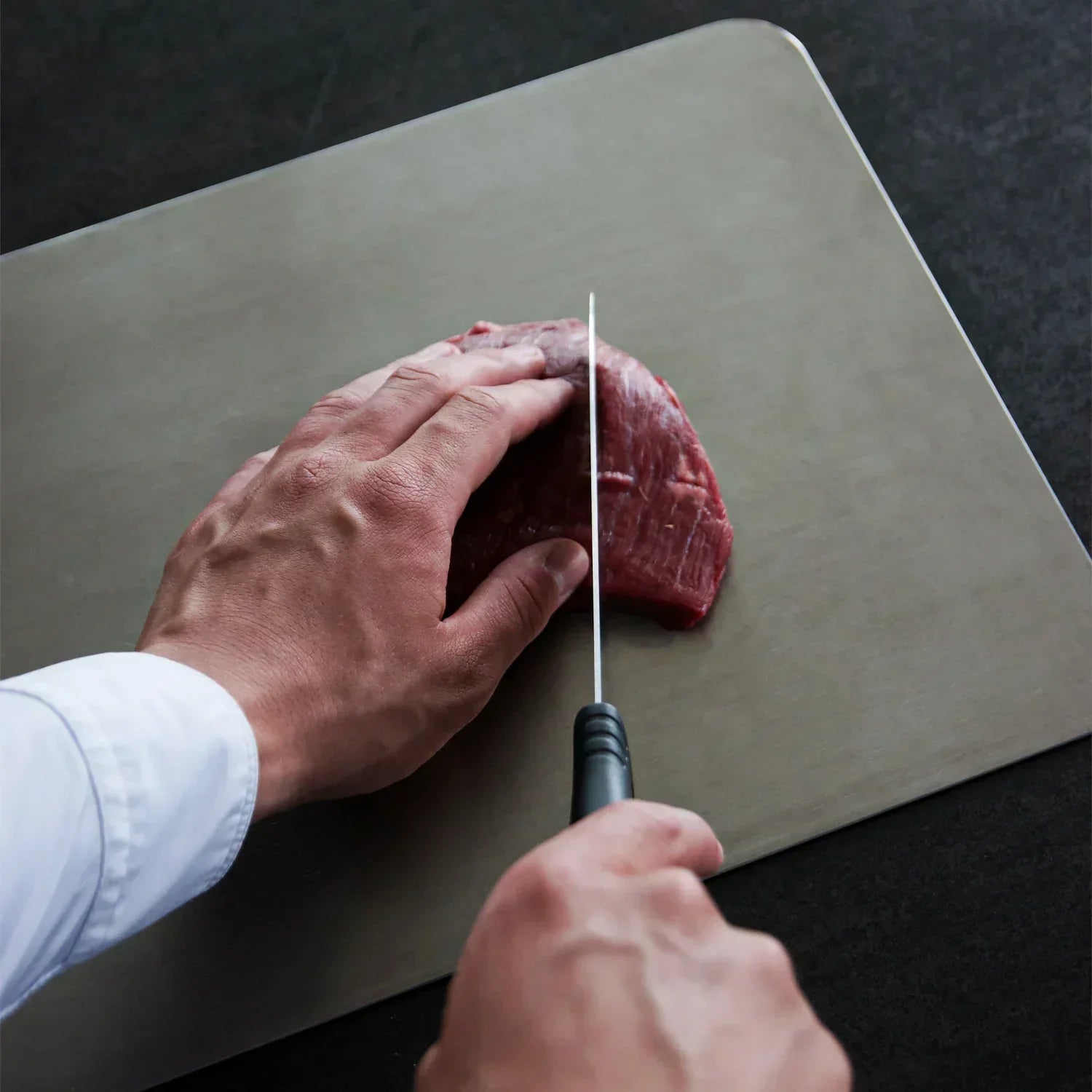 Titanium Snijplank - duurzaam - BPA- en microplastics-vrij - antibacterieel - huishoudmeester