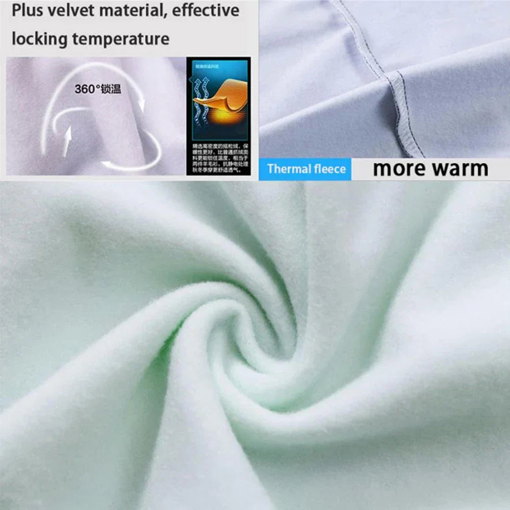 Cyclovent Thermische Wielertrui Set Heren - Winddichte Winterfietskleding met 5D Zeem en 3 Achterzakken - Warm Fietsshirt met Lange Mouwen