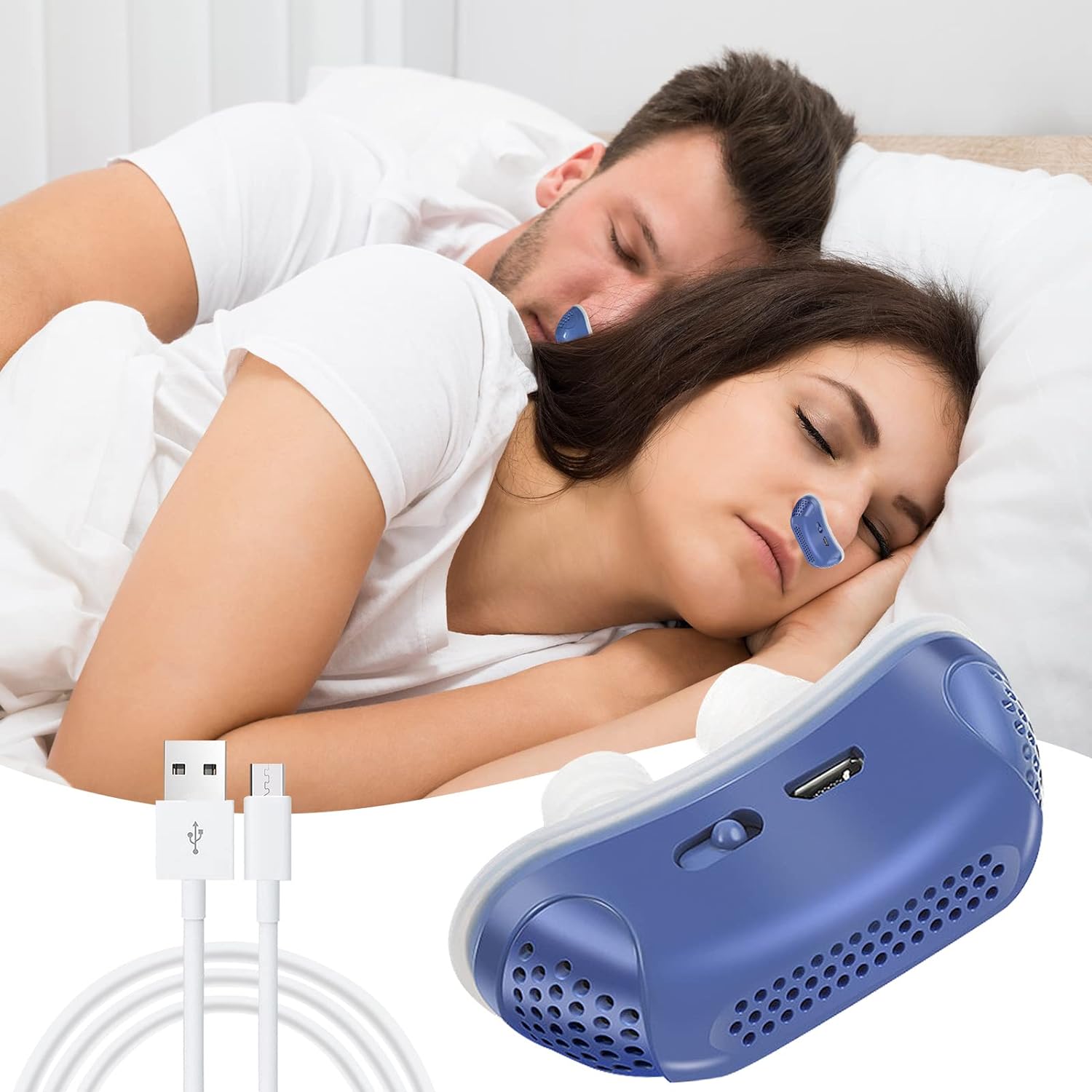 Micro CPAP slaapapneu apparaat voor op reis & anti-snurken - CPAP alternatief