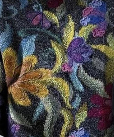 Trendy Floral Sweater