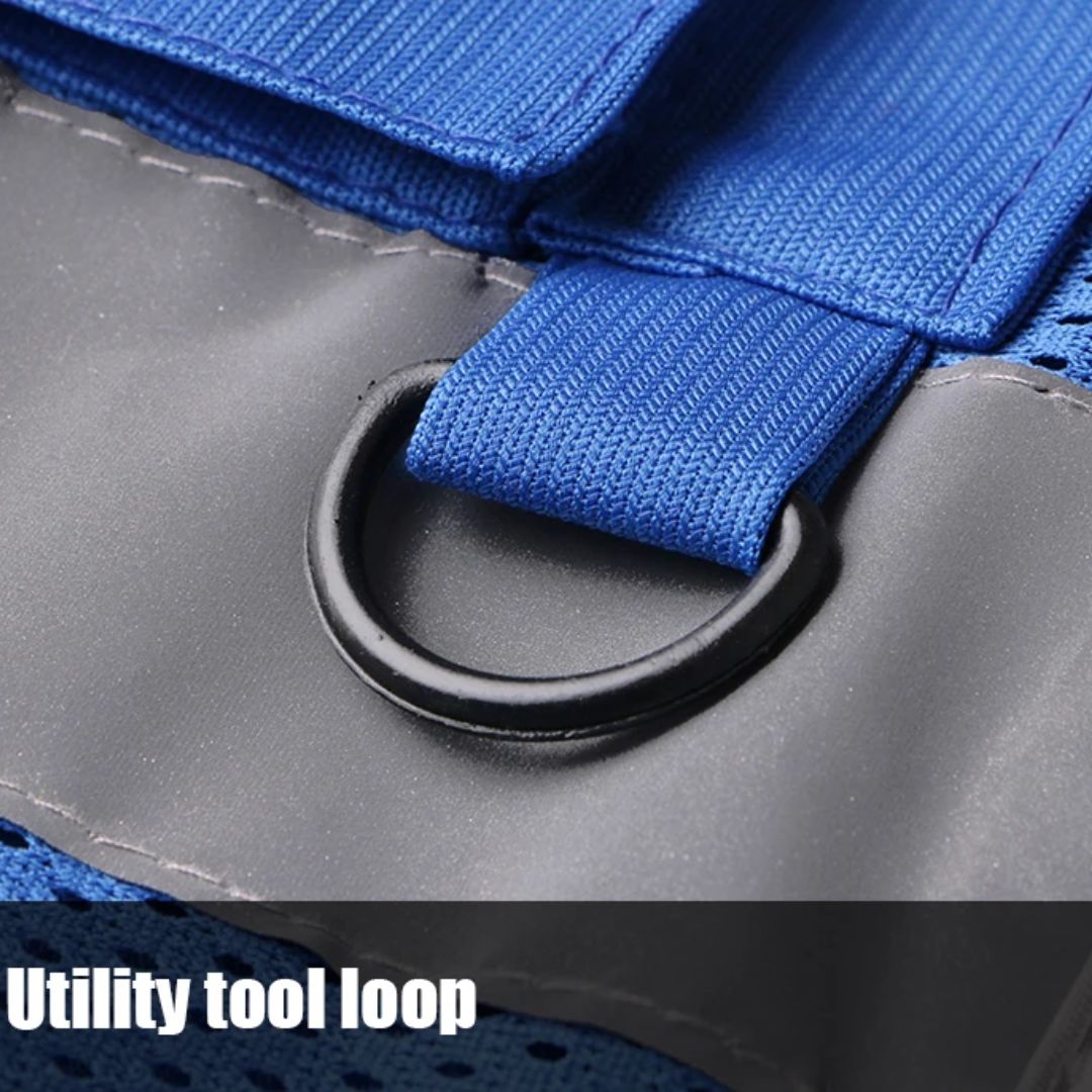 Reflecterend Veiligheidsvest | Lichtgewicht Werkvest met Hoge Zichtbaarheid en Praktische Zakken