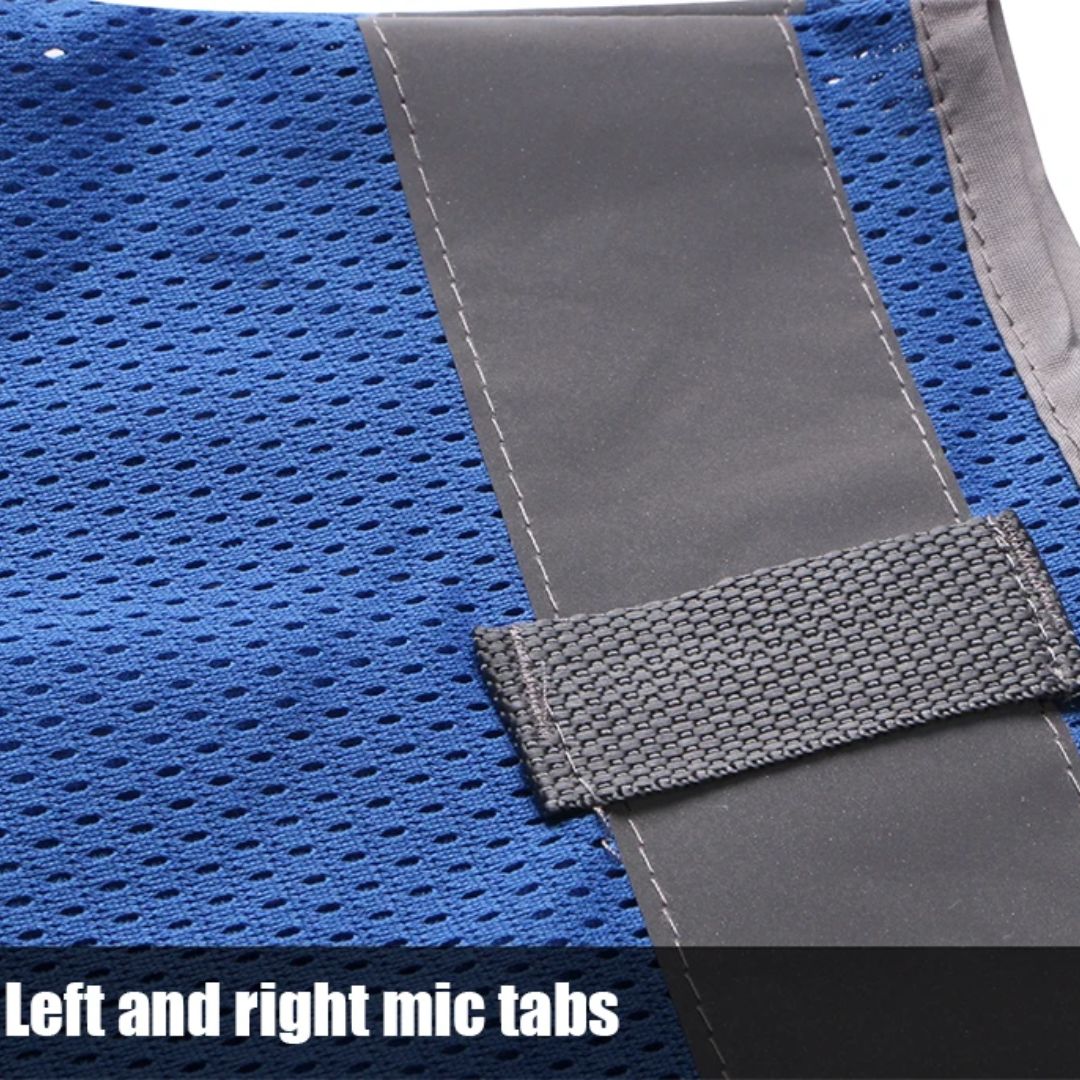 Reflecterend Veiligheidsvest | Lichtgewicht Werkvest met Hoge Zichtbaarheid en Praktische Zakken