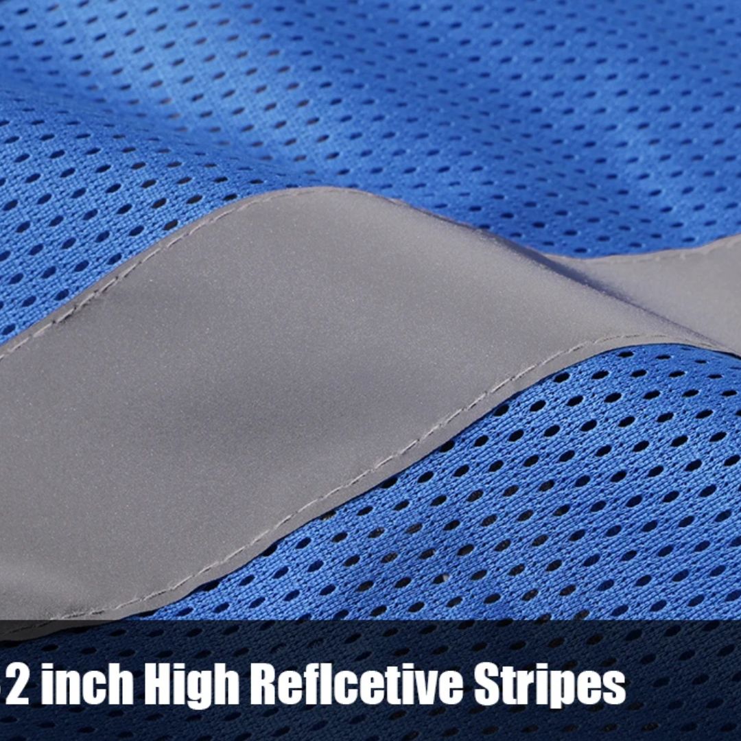 Reflecterend Veiligheidsvest | Lichtgewicht Werkvest met Hoge Zichtbaarheid en Praktische Zakken