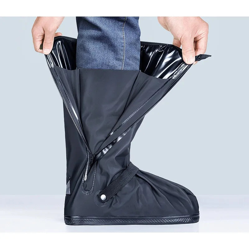 Waterdichte Overschoenen voor Regen – Stevig, Duurzaam met Antislipzool en Eenvoudige Ritssluiting