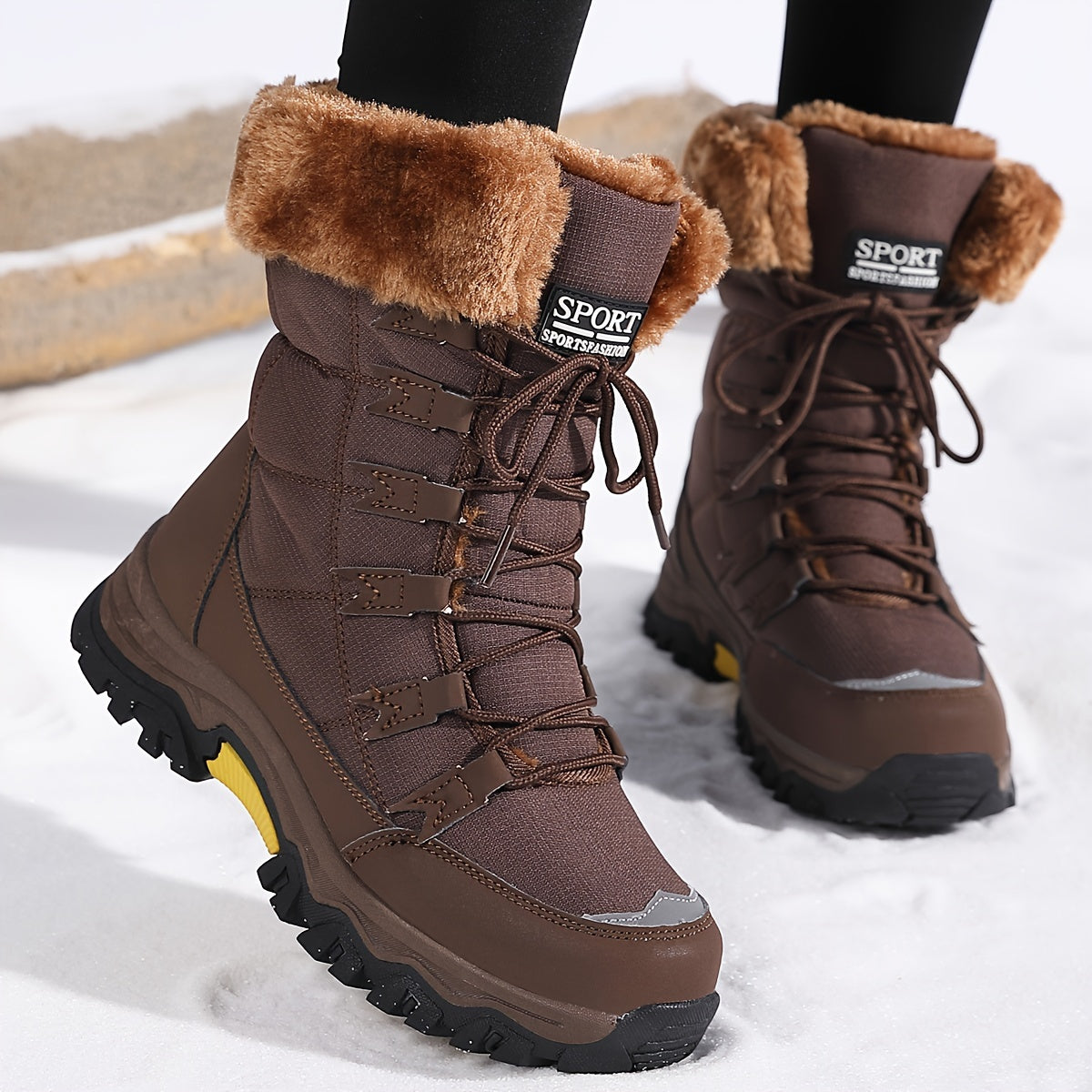Winterlaarzen Dames met Zachte Voering en Antislip Zool – Comfortabele en Trendy Winterlaarzen voor Koude Dagen
