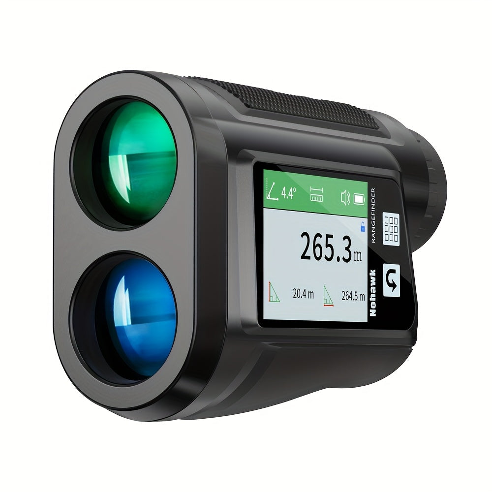 Nohawk – 914m Laser Rangefinder met Display | Golf Afstandsmeter | USB-Oplaadbaar, Slope Compensatie & Trilsignaal