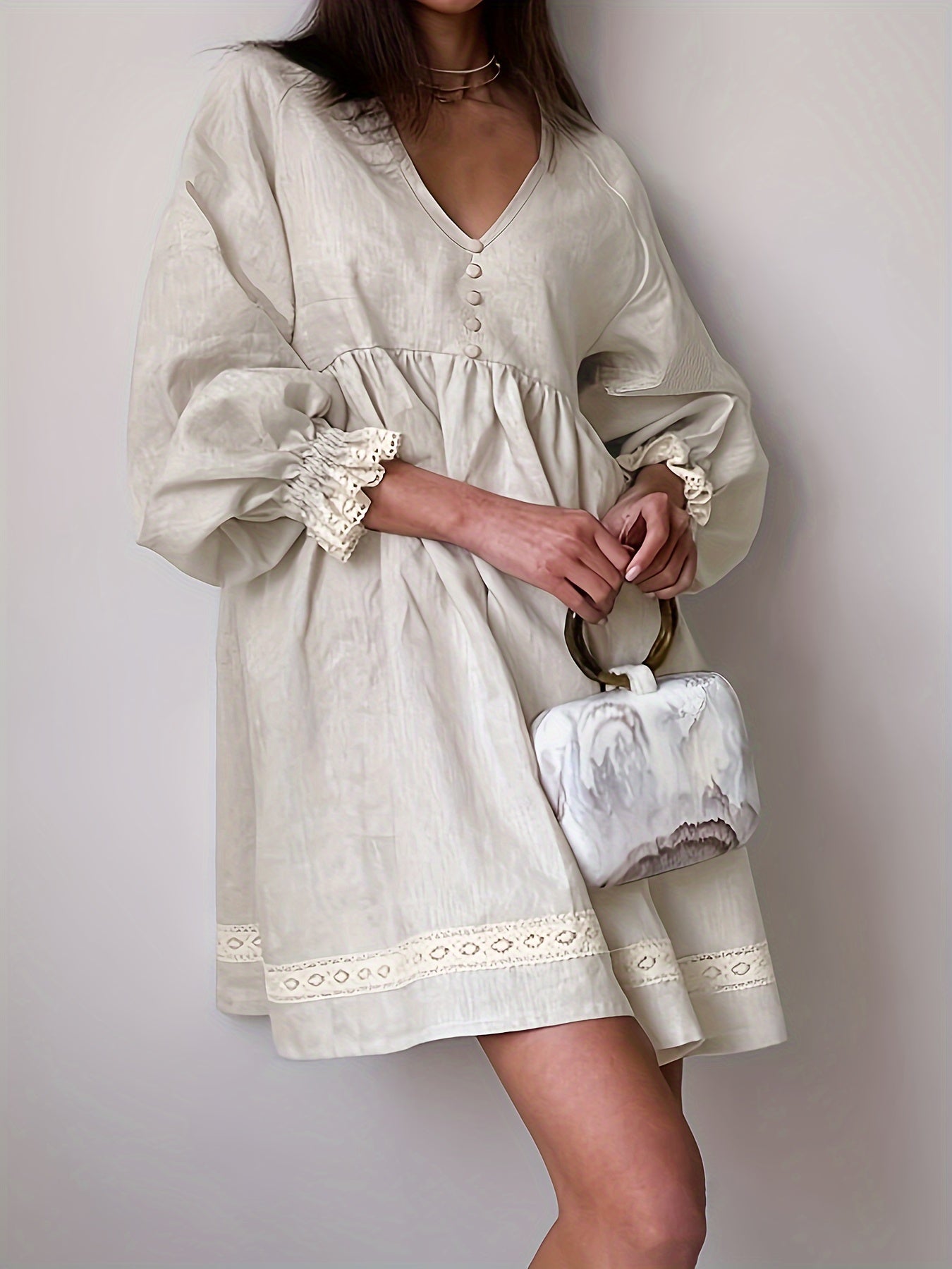 Casual zomerjurk | Zomerjurk | Ontspannen zomerjurk met elegante details