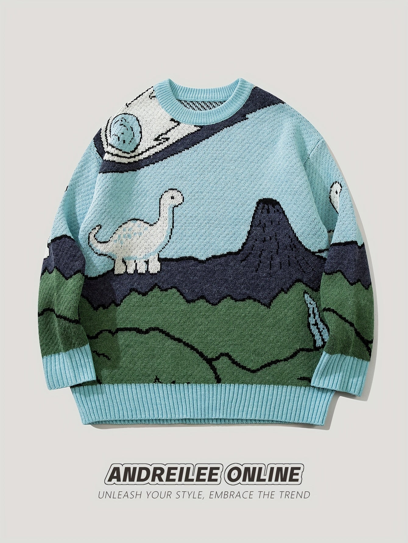 Andreilee | Gebreide Trui Heren - Lange Mouwen voor Extra Warmte - Regular Fit - Puento Fortade - TP - Essential