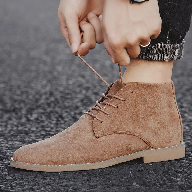 Heren Desert Boots Met Veters
