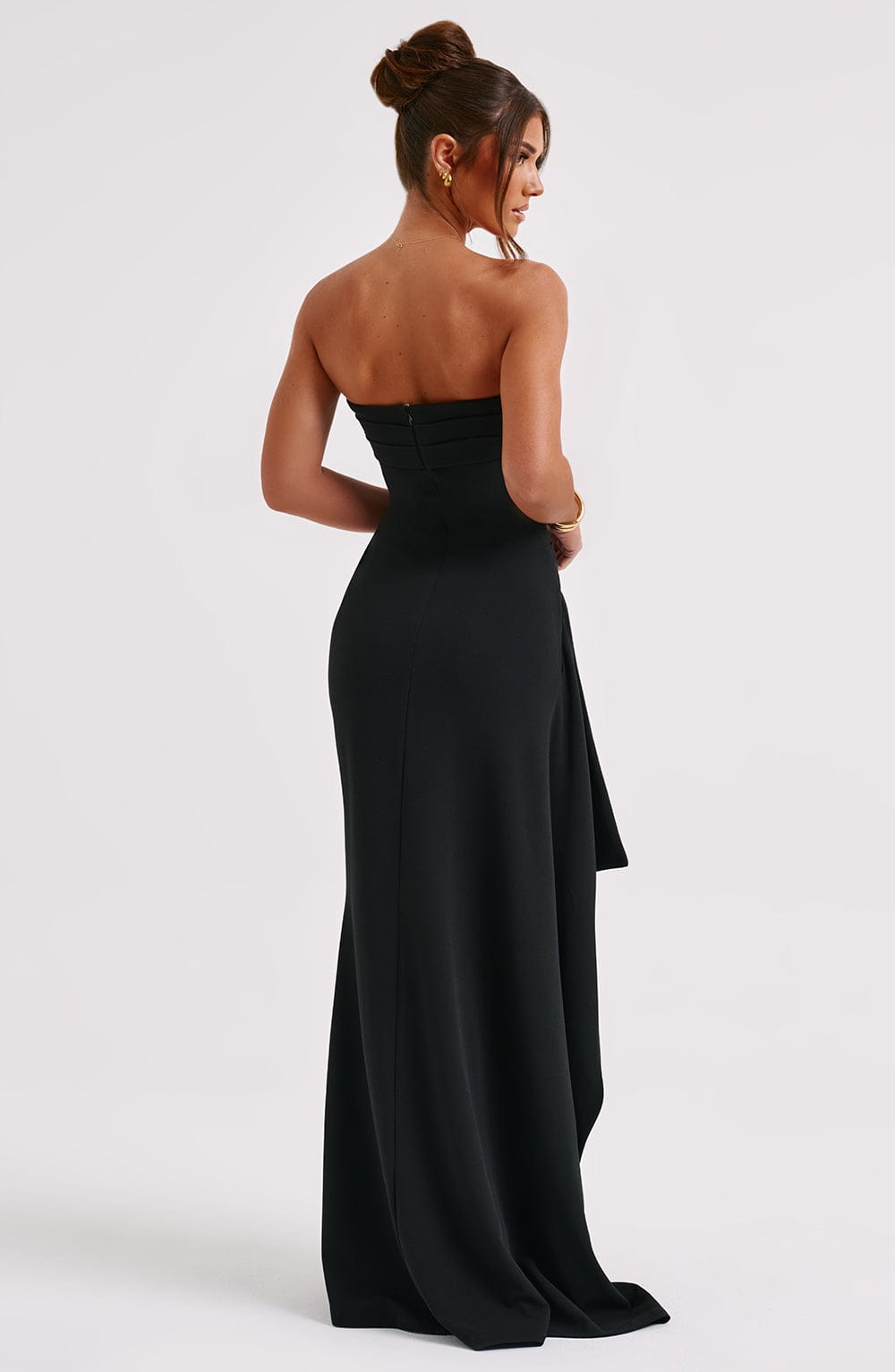 Ayla | Off-Shoulder Maxi Jurk met Hoge Split | Elegante Avondjurk Hoge Split Off-Shoulder Maxi Jurk Dames Feestjurk Gala Bruiloftsjurk