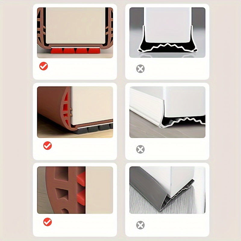 SnugBlock | Verstelbare polyester deurstopper - winddichte isolerende afdichtstrip