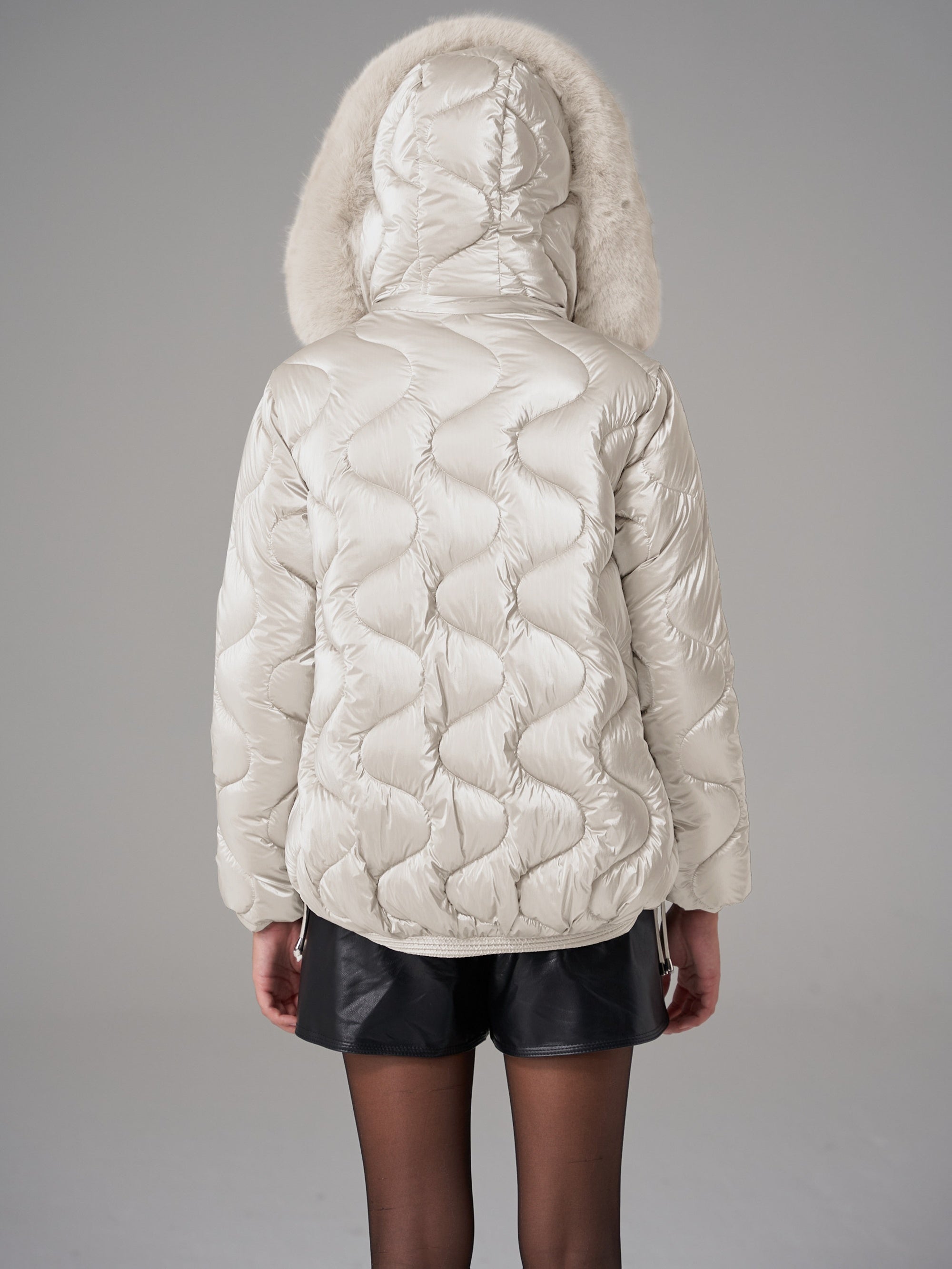 Visconte | Dames Winterjas | Softshell wintercoat, afneembare capuchon, regular fit, effenkleurig design