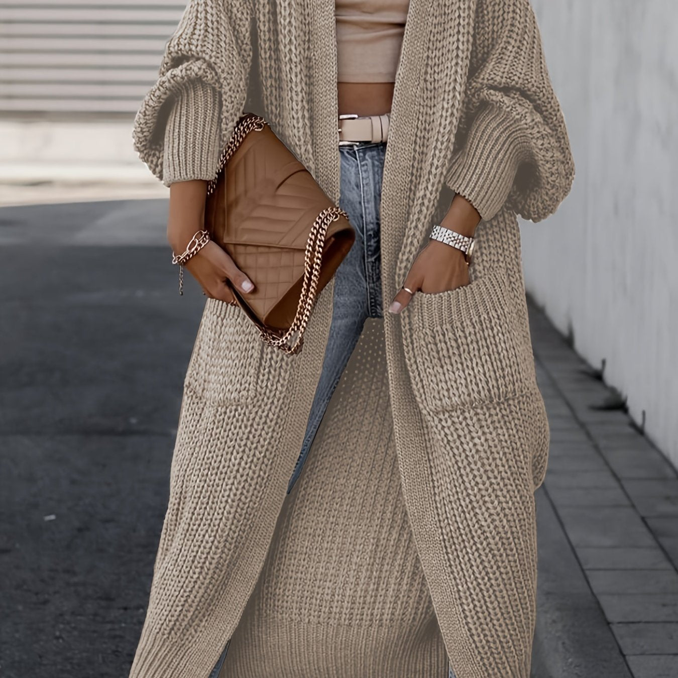 Cardigan | Regular Fit | Open Voorzijde - Lange Mouwen - Stijlvol en Warm voor Herfst en Winter