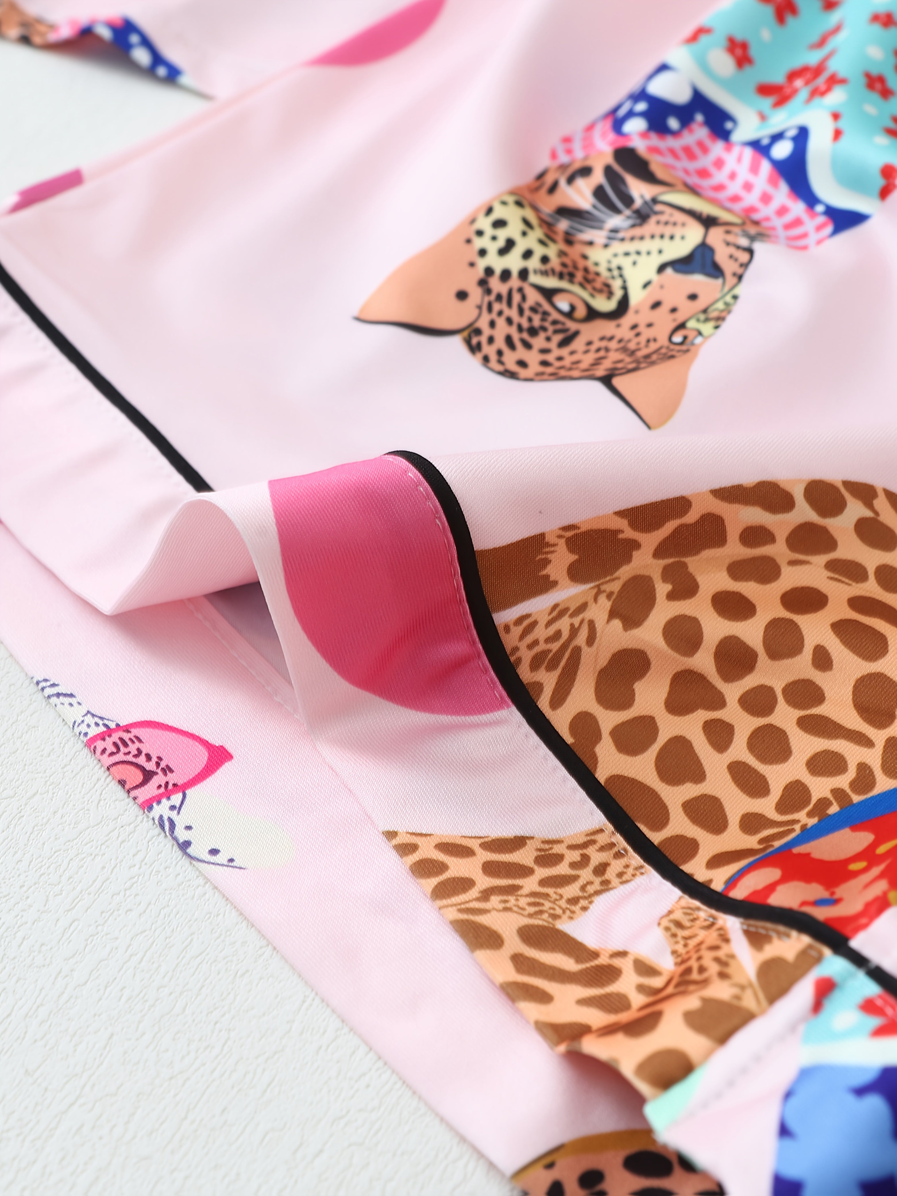 Kleurrijke Pyjama Set | Zomerset dames | Comfortabele Thuisoutfit