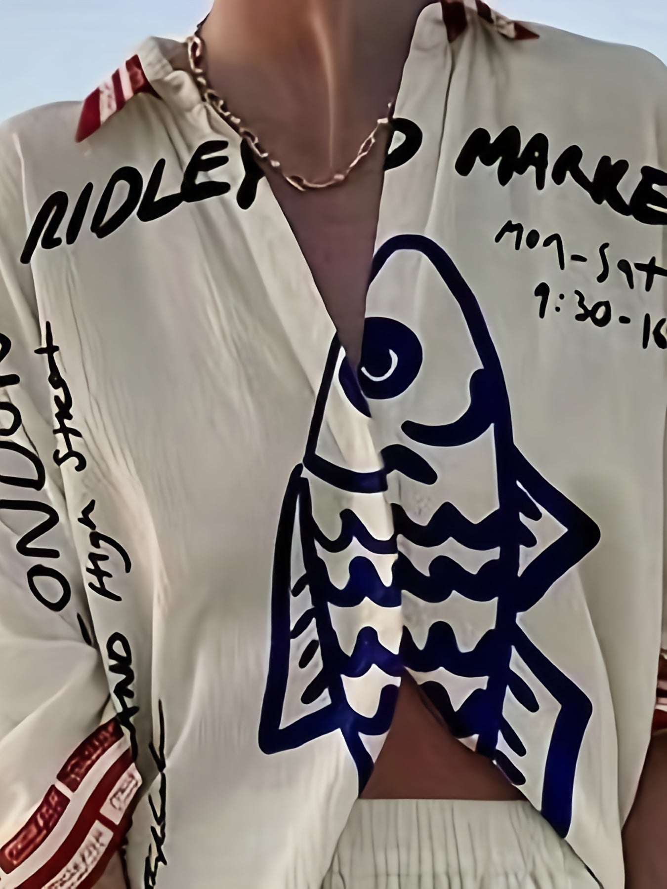 Strand Kimono met Grafische Print | Zomerset dames | Casual Strandoutfit