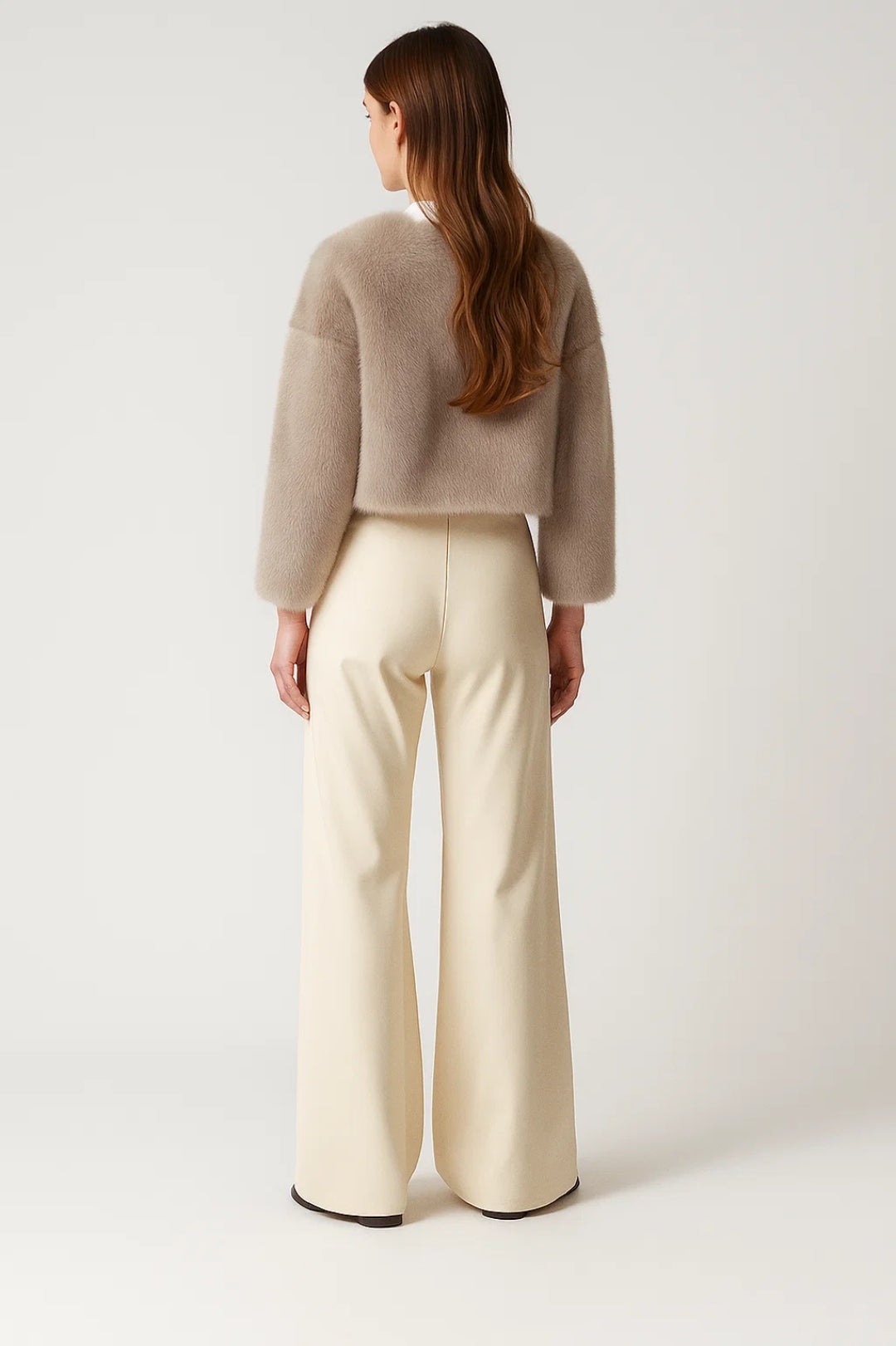 Dames Jas | Premium Cropped | Zachte Textuur | Winter