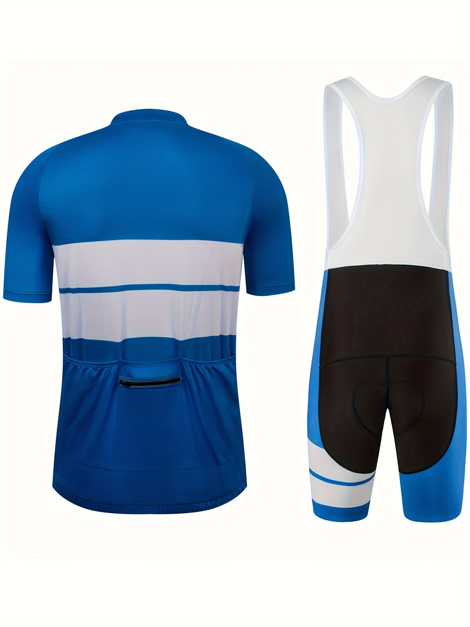 Gestreept performance wielershirt | Wielerkleding | Competitief Fietsjersey