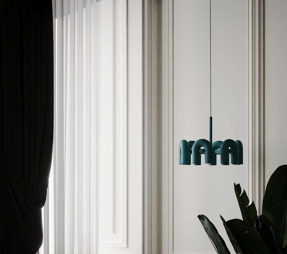 Cirqunova Moderne Led Kroonluchter Met Draaibare Lichtarmen