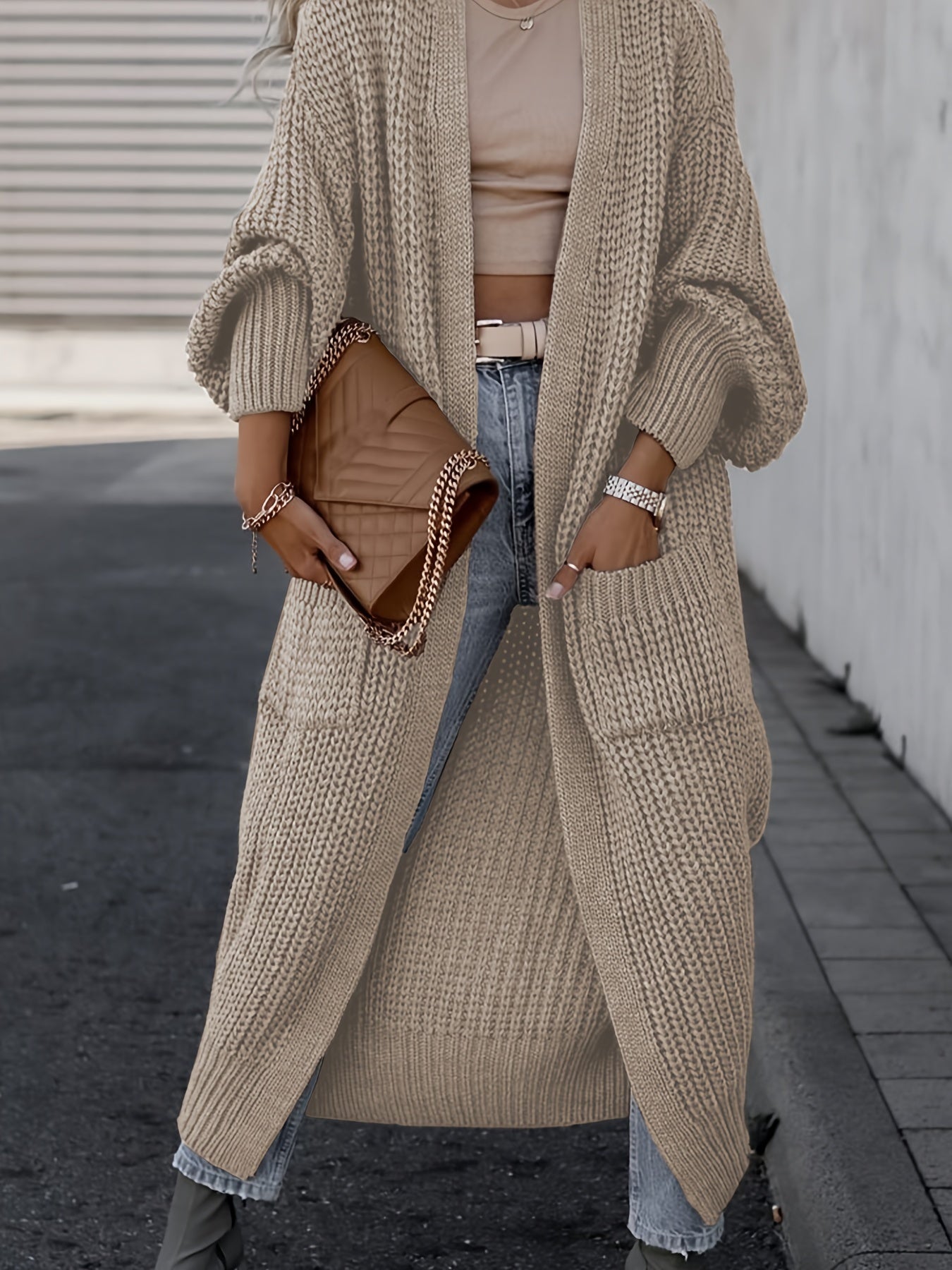 Cardigan | Regular Fit | Open Voorzijde - Lange Mouwen - Stijlvol en Warm voor Herfst en Winter