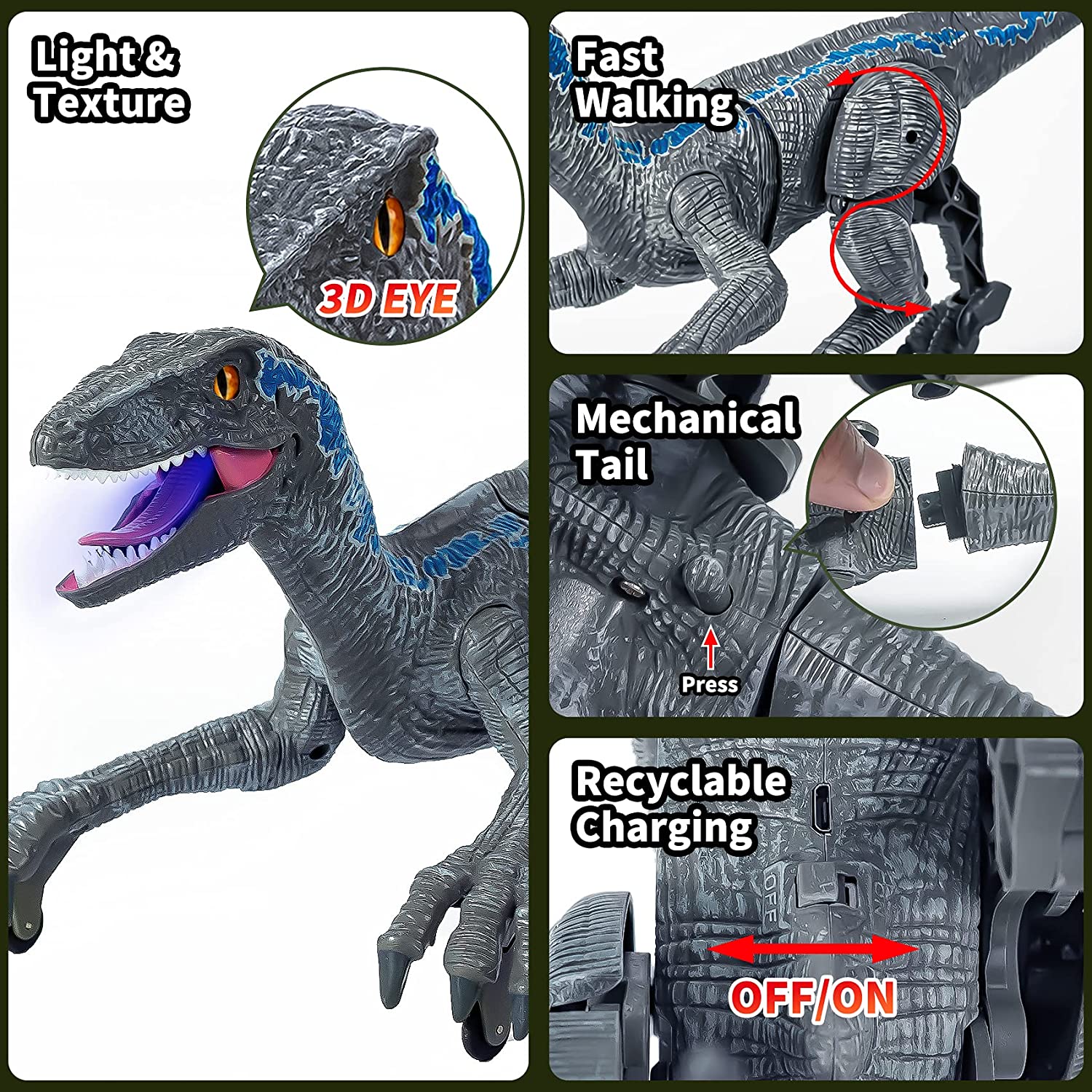 Remote Controlled Dinosaur | Afstandsbedienbare Dinosaurus voor Kinderen