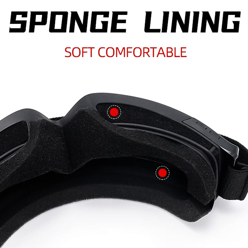 Anti-Fog en Fit Over Glasses Motorfietsbril