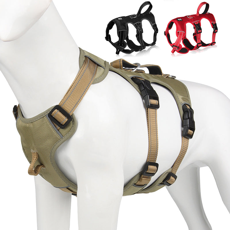 BARKMATE - Reflecterend Hondentuig Anti-Trek en Vlucht met Handvat