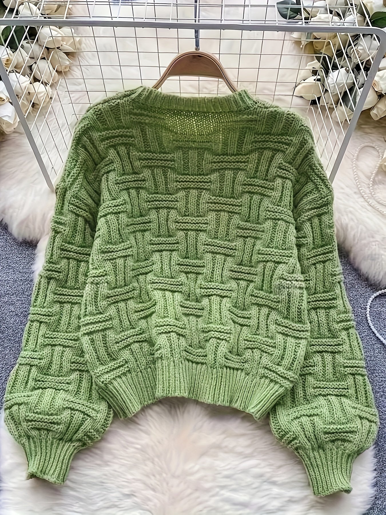 Effen Gebreide Trui met Ronde Hals Dames | Regular fit | Zachte stoffen - Ideaal voor elk seizoen - Minimalistisch design