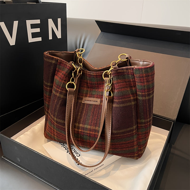 Modieuze Corduroy Kettingtas | YSL Essential | Casual - Origineel - Comfortabel