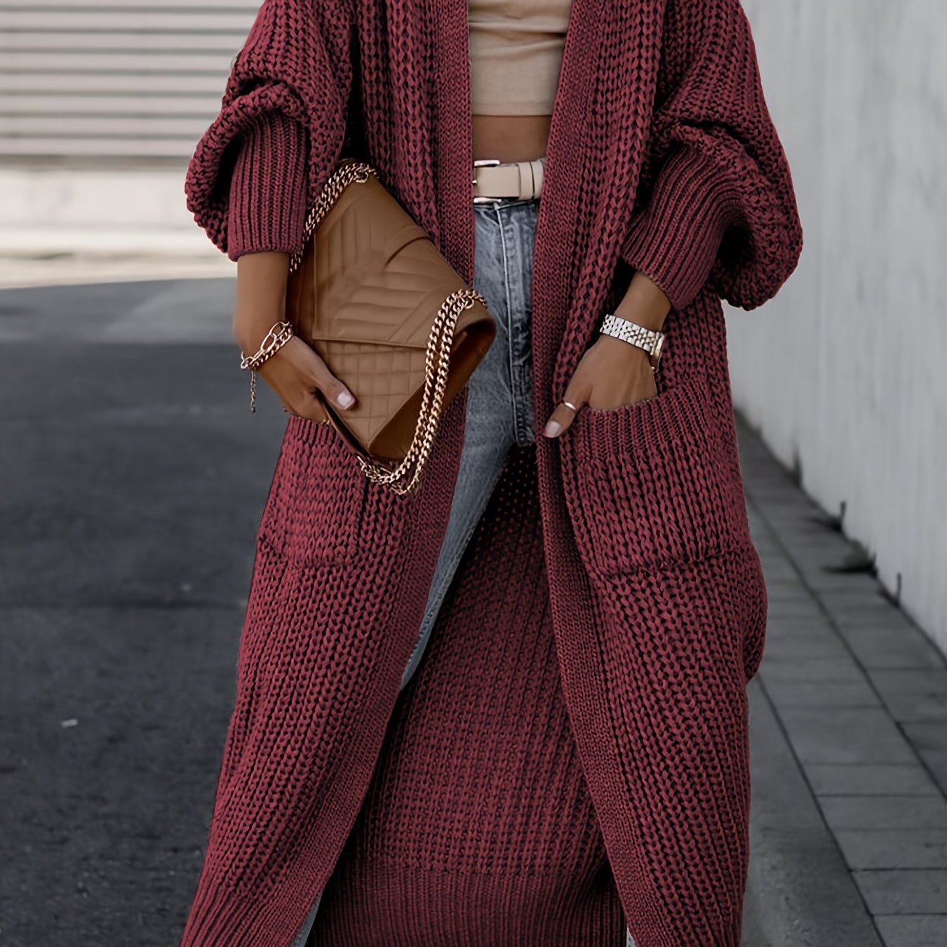 Cardigan | Regular Fit | Open Voorzijde - Lange Mouwen - Stijlvol en Warm voor Herfst en Winter