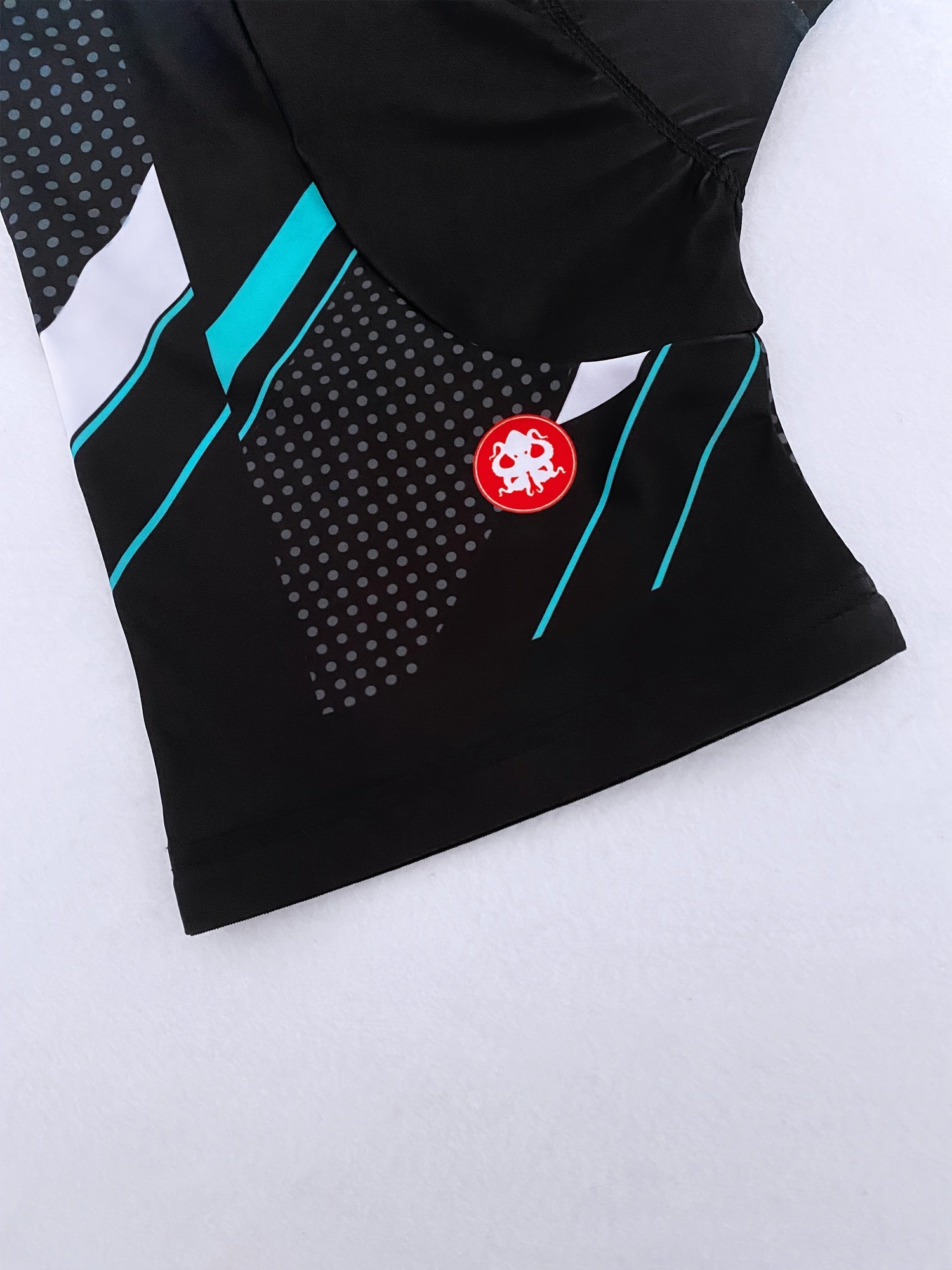 Gestroomlijnd streep wielershirt | Wielerkleding | Snelheidsfiets Jersey