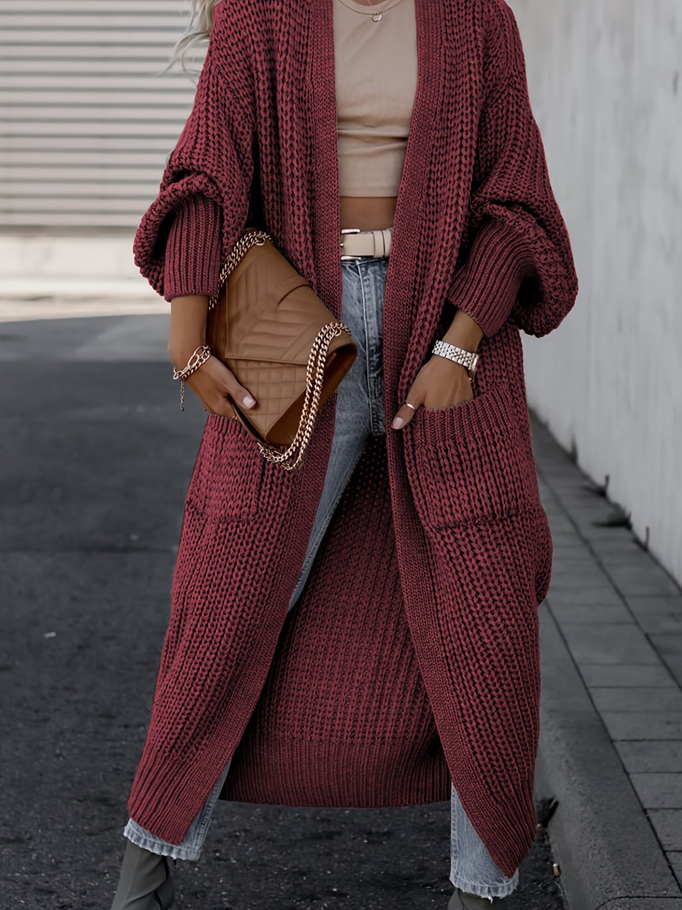 Cardigan | Regular Fit | Open Voorzijde - Lange Mouwen - Stijlvol en Warm voor Herfst en Winter