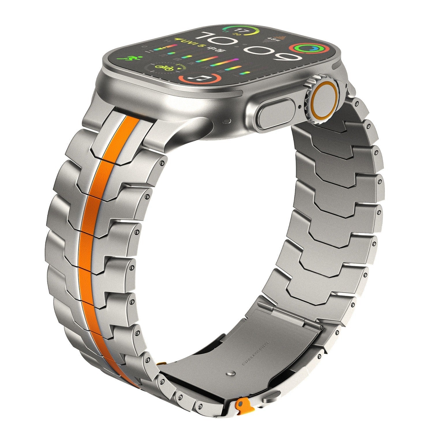 Kevanox Watch Band | Horlogebandjes | Titanium Apple Watch band met luxe uitstraling
