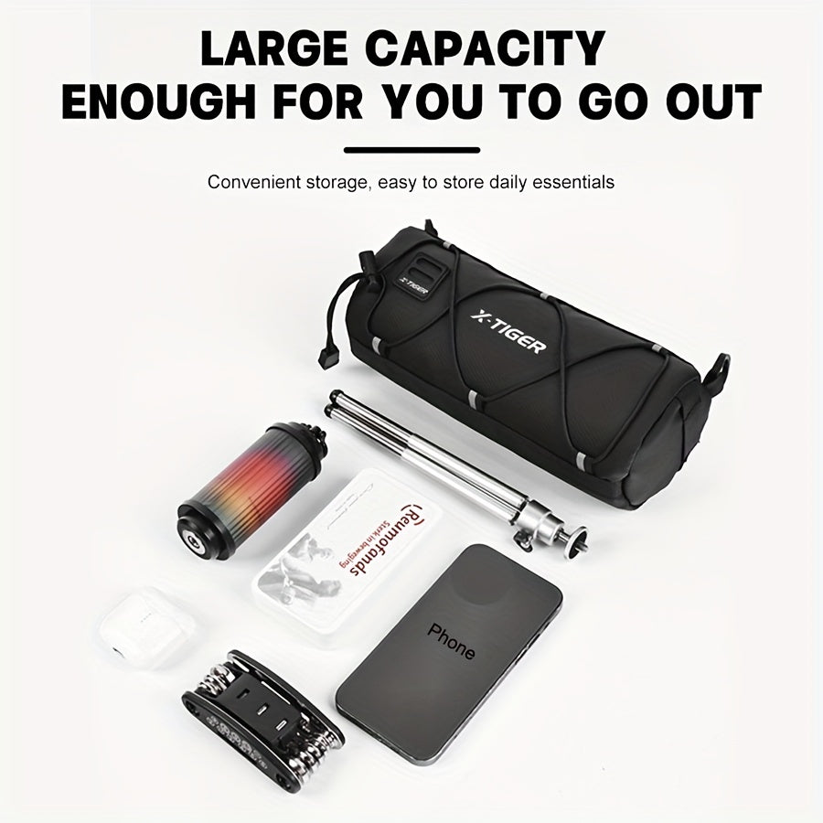 Ruime capaciteit fietstas | Stuurtas | Ruime stuurtas voor lange fietstochten