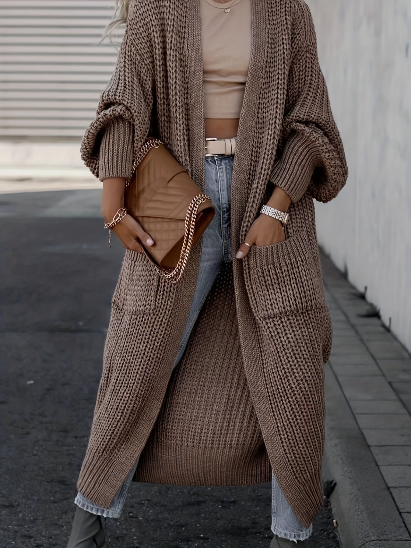 Cardigan | Regular Fit | Open Voorzijde - Lange Mouwen - Stijlvol en Warm voor Herfst en Winter