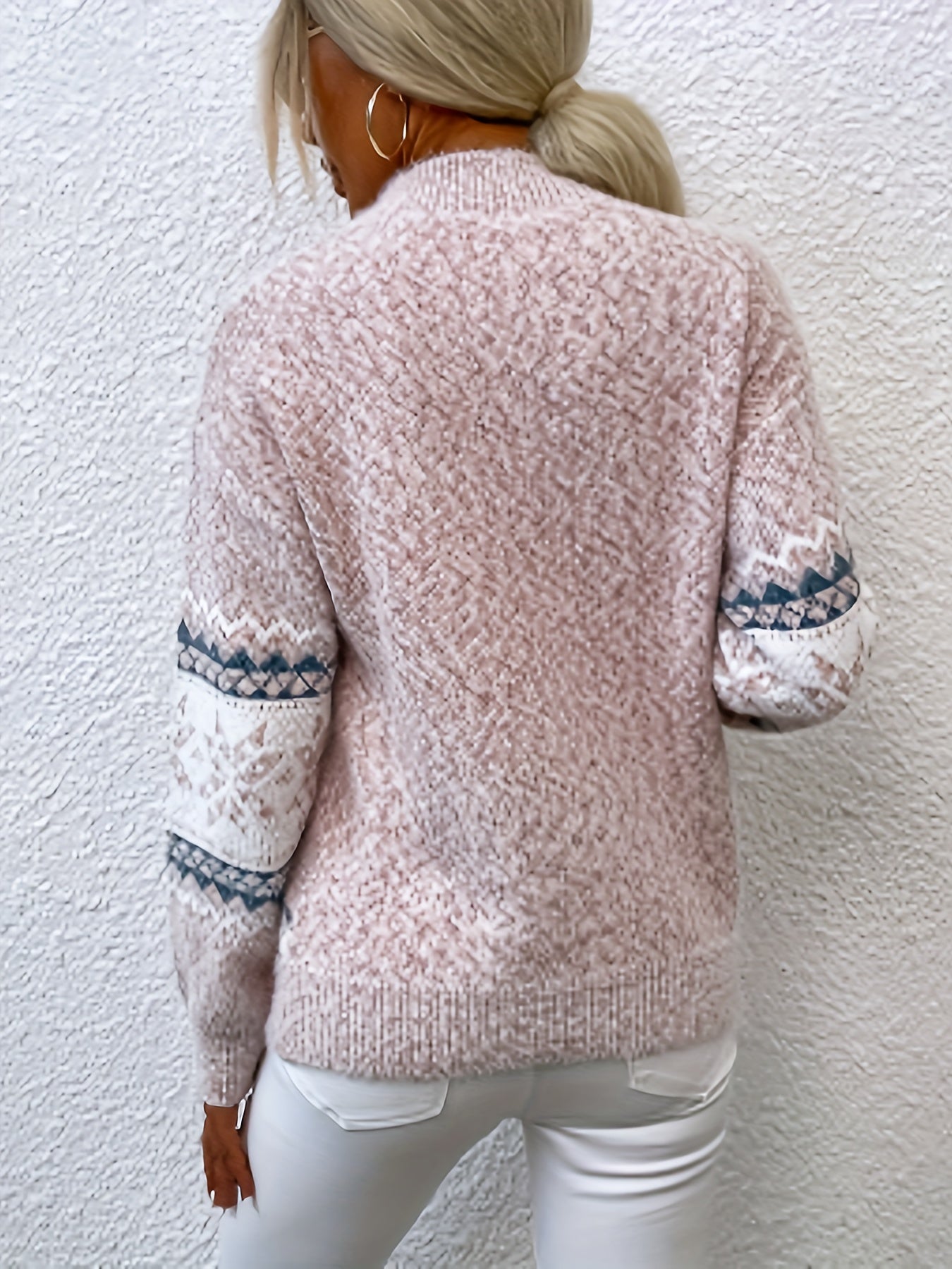 Chaleur Classique | Winter Sneeuwvlok Trui | Warm Winterdesign - Tijdloze Charme