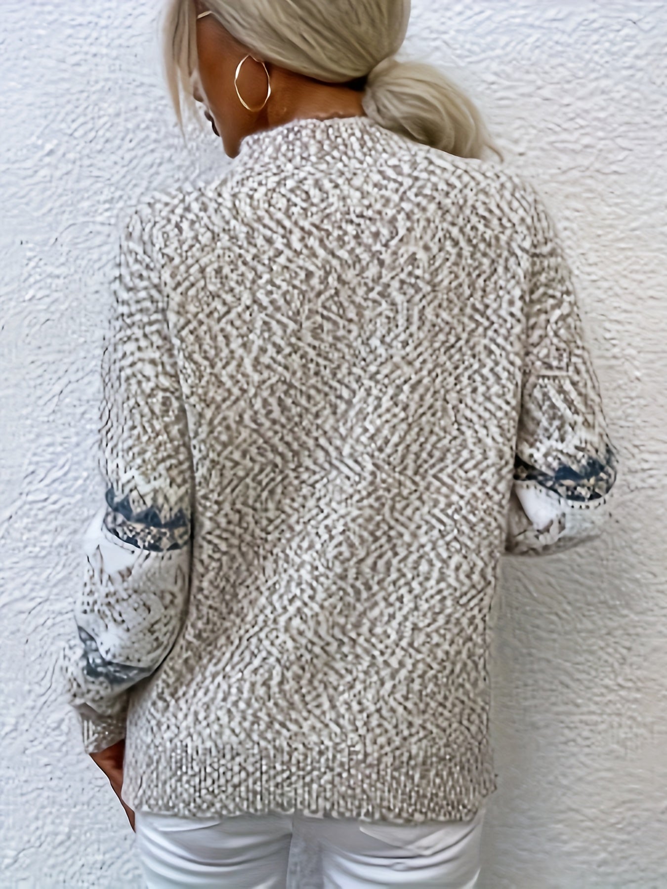 Chaleur Classique | Winter Sneeuwvlok Trui | Warm Winterdesign - Tijdloze Charme