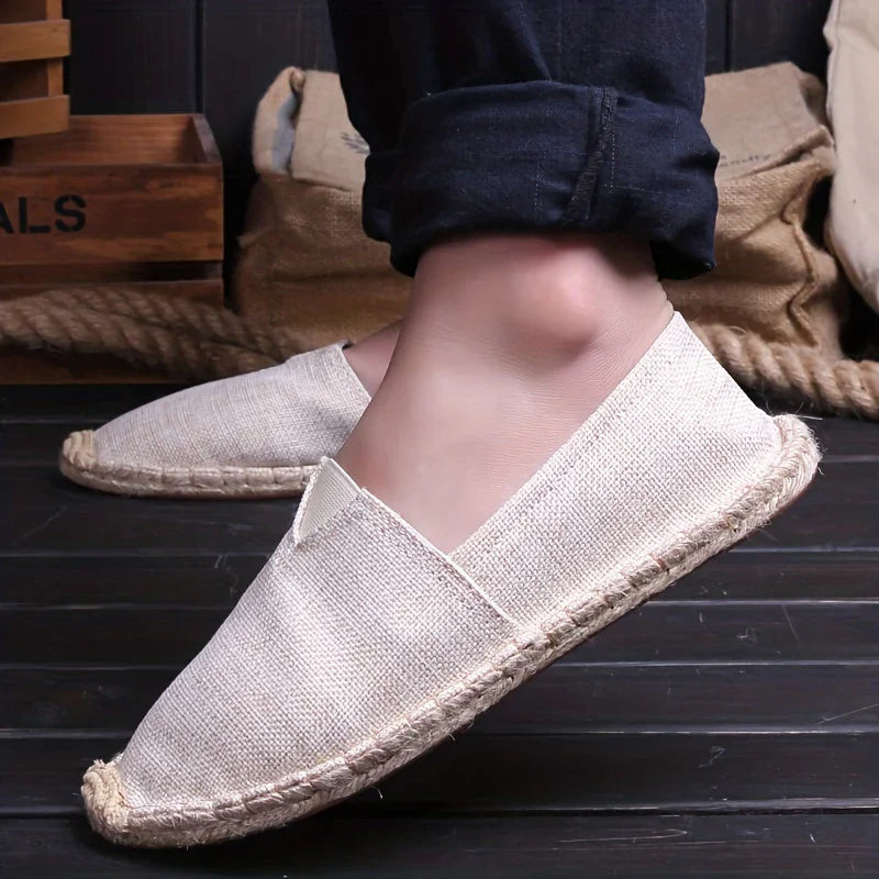 Heren Espadrilles Instapschoenen – Lichtgewicht & Ademend Loafers voor Zomer en Wandelen