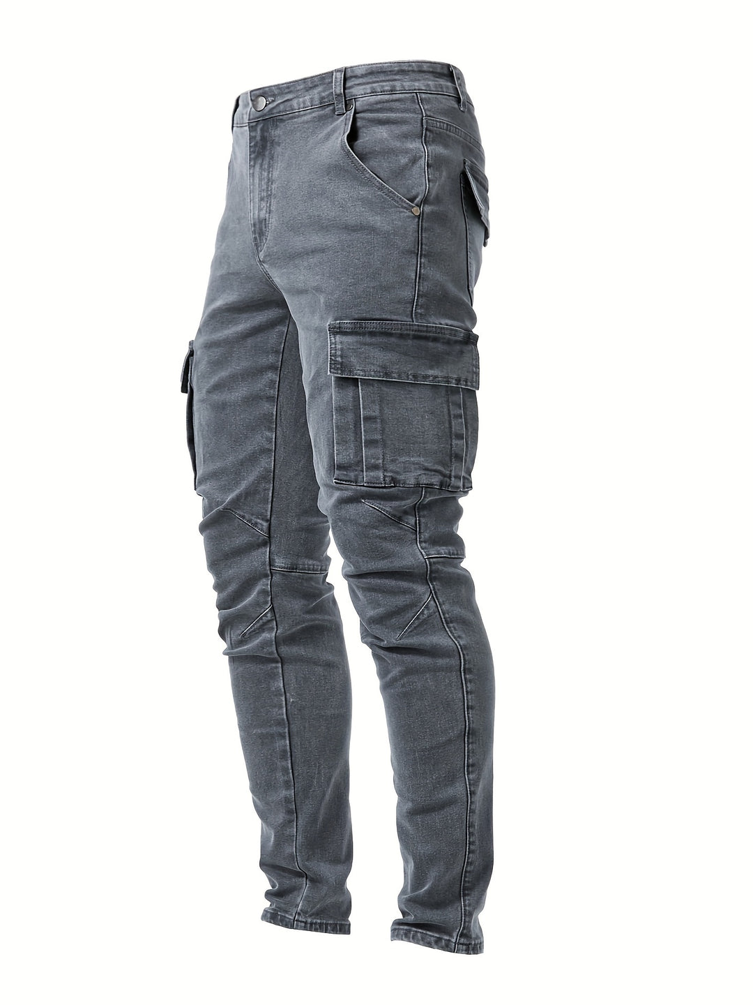 Heren Cargo Jeans | Slanke pasvorm | Meerdere zakken & Stretch | Casual stijl op straat