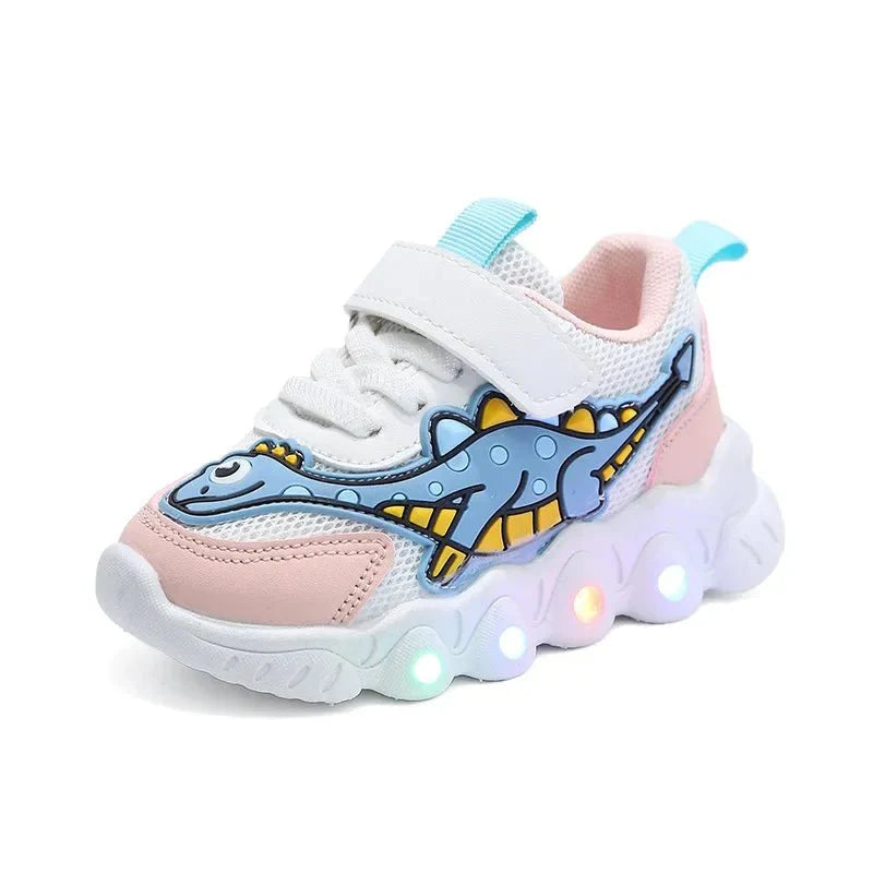 Glows | Lichtgevende Dino Sneakers