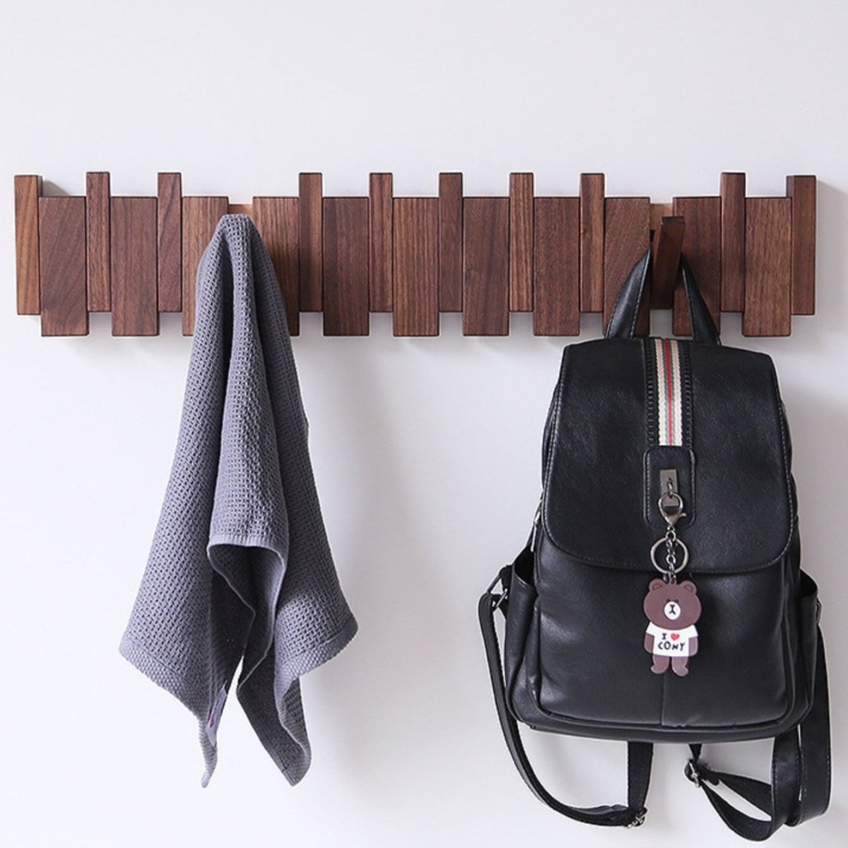 Pianowood Luxe Kapstok | Woonaccessoires | Handgemaakte houten kapstok met elegant ontwerp