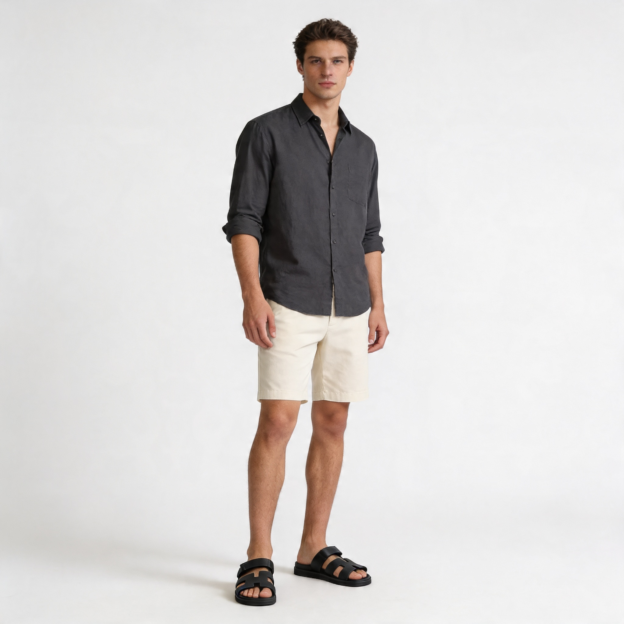 Heren Sandalen – Comfortabele Instappers met Stevige Zool en Luxe Uitstraling