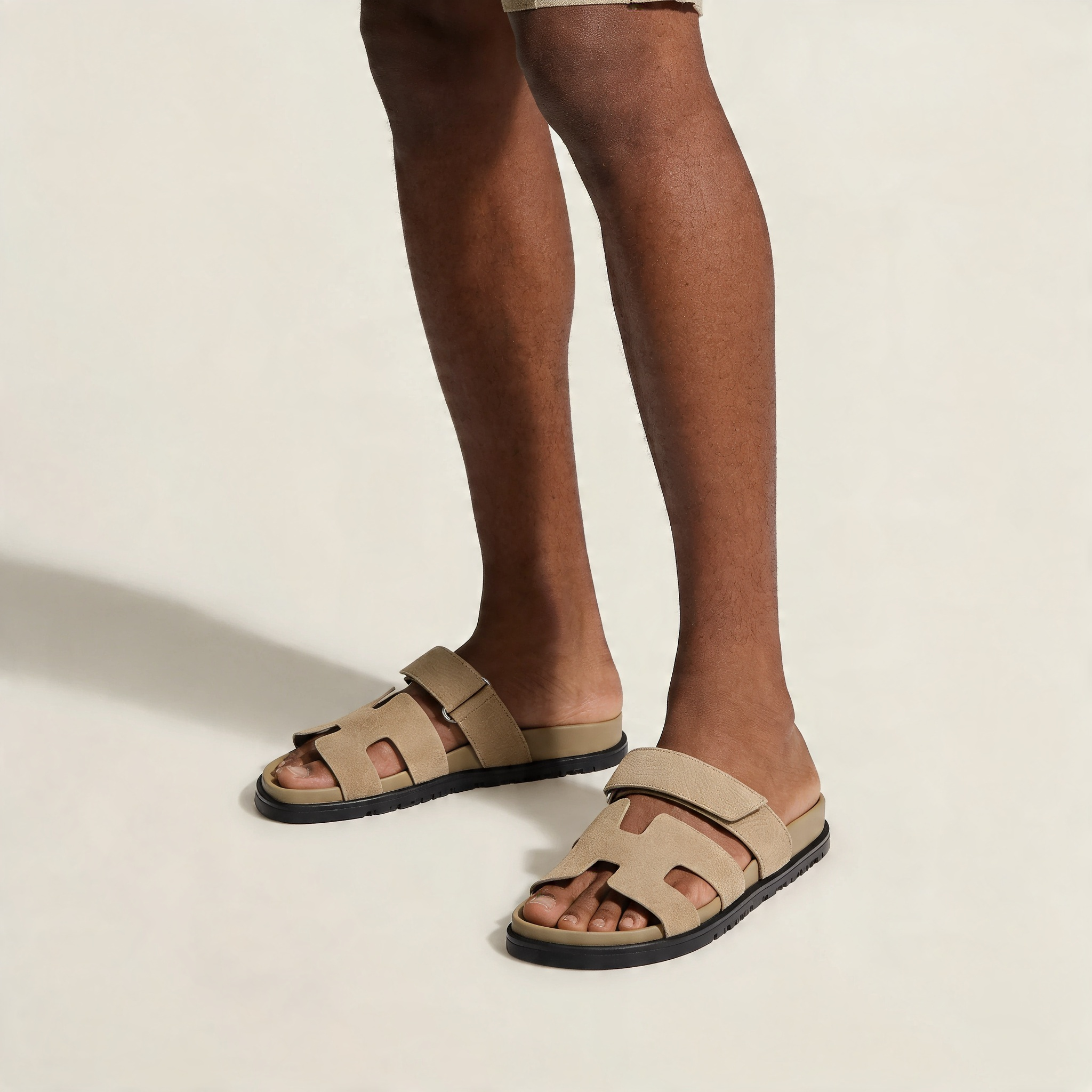 Heren Sandalen – Comfortabele Instappers met Stevige Zool en Luxe Uitstraling