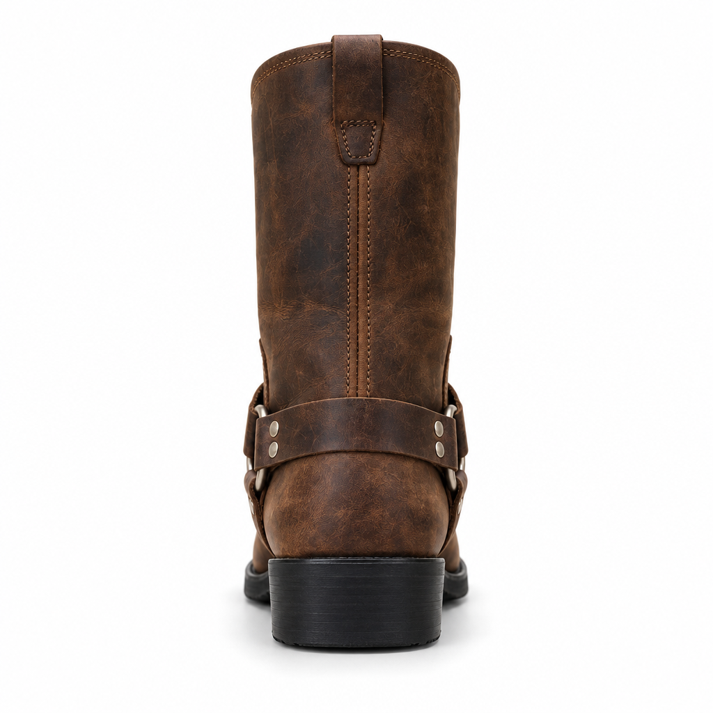 Achterkant van de Navando western laars