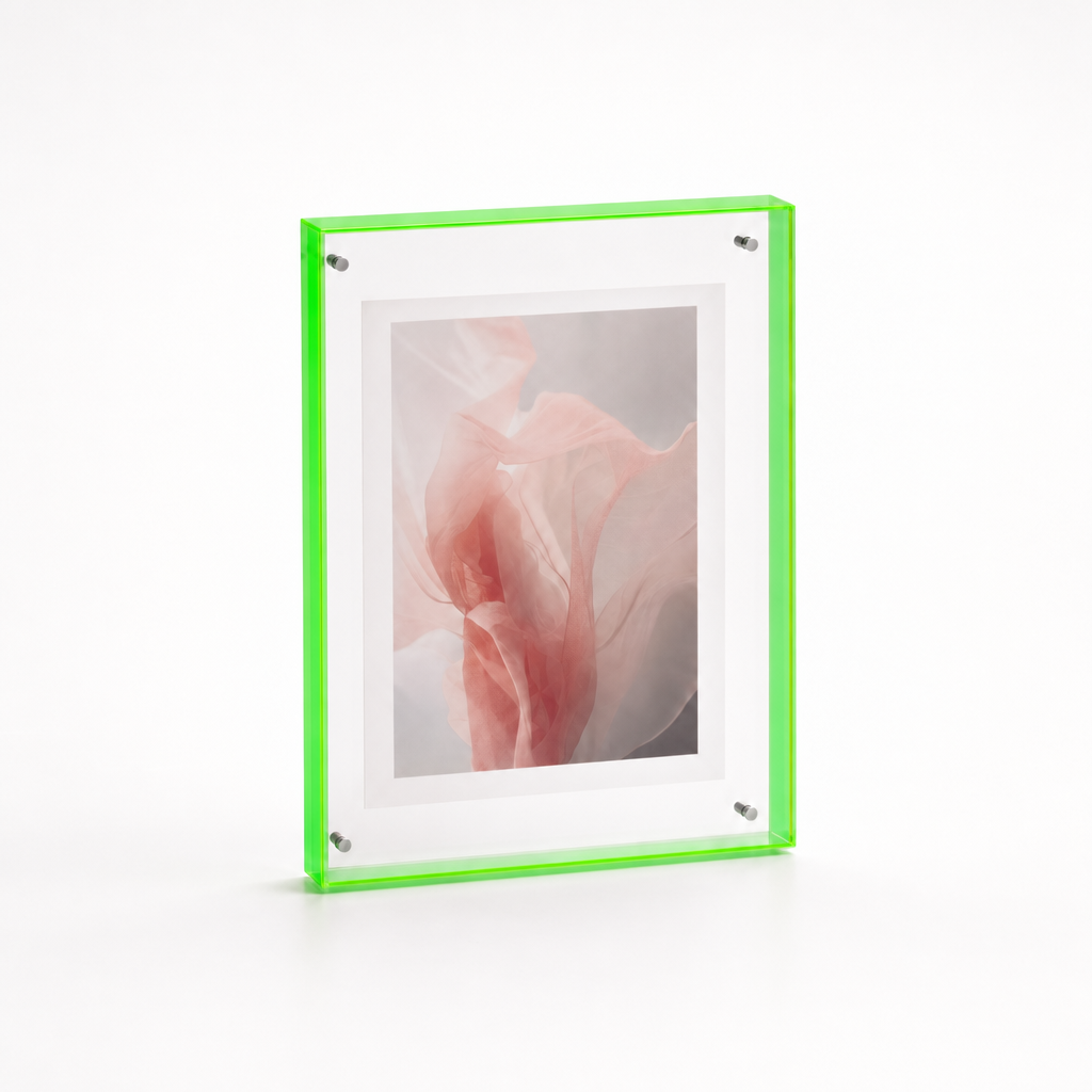 Acryl fotolijst in groen